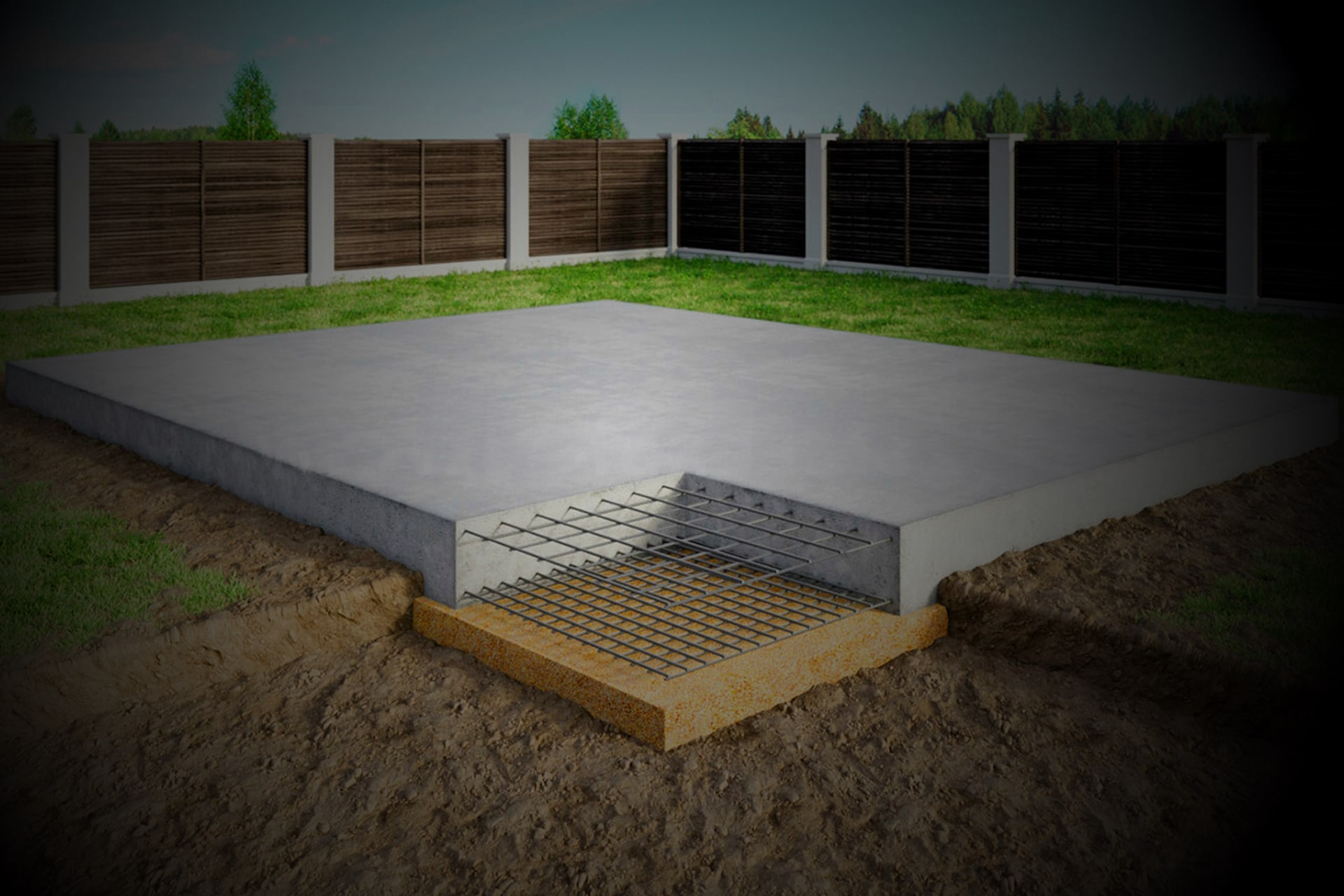 Фундамент плита